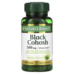 Thực phẩm chức năng Nature's Bounty Black Cohosh 540 mg 100 Capsules 074312335112