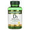 Thực phẩm chức năng Nature's Bounty D3 50 mcg (2.000 IU) 240 Rapid Release Softgels 074312199394