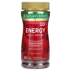 Thực phẩm chức năng Nature's Bounty Energy Jelly Beans With Vitamin B-12 Cherry 80 Jelly Beans 074312010132
