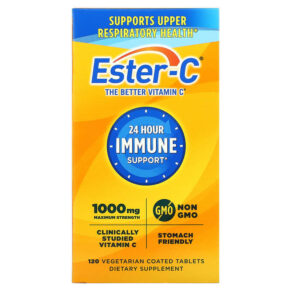 Thực phẩm chức năng Nature's Bounty Ester-C Maximum Strength 1.000 mg 120 Vegetarian Coated Tablets 025077169825