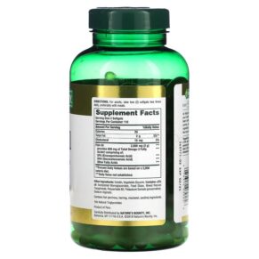 Thực phẩm bổ sung Nature's Bounty Fish Oil 1.000 mg 220 Coated Softgels 074312039256