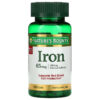 Thực phẩm chức năng Nature's Bounty Iron 65 mg 100 Tablets 074312413834