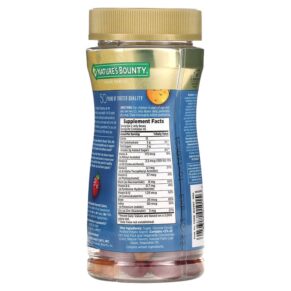 Thực phẩm bổ sung Nature's Bounty Kids Multi Jelly Beans With Essential Vitamins Plus Zinc Raspberry Orange Twist 90 Jelly Beans 074312010156