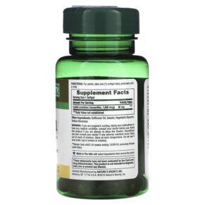 Thực phẩm bổ sung Nature's Bounty Lutein 40 mg 30 Rapid Release Softgels 074312442506
