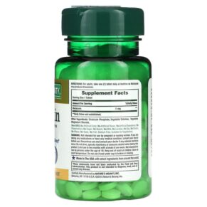 Thực phẩm bổ sung Nature's Bounty Melatonin 1 mg 180 Tablets 074312028328