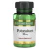 Thực phẩm chức năng Nature's Bounty Potassium 99 mg 100 Caplets 074312011108