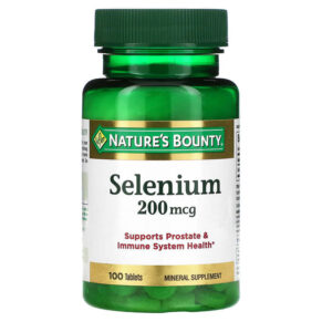 Thực phẩm chức năng Nature's Bounty Selenium 200 mcg 100 Tablets 074312032011