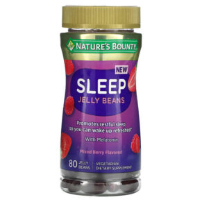 Thực phẩm chức năng Nature's Bounty Sleep Jelly Beans with Melatonin Mixed Berry 80 Jelly Beans 074312010118