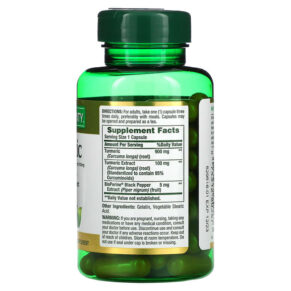 Nature's Bounty Turmeric Plus Black Pepper Extract 1.000 mg 60 Capsules 3 Thực phẩm bổ sung Nature's Bounty Turmeric Plus Black Pepper Extract 1.000 mg 60 Capsules 074312803673