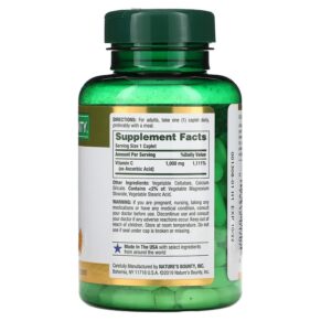 Thực phẩm bổ sung Nature's Bounty Vitamin C 1.000 mg 100 Caplets 074312017070