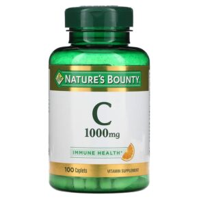 Thực phẩm chức năng Nature's Bounty Vitamin C 1.000 mg 100 Caplets 074312017070