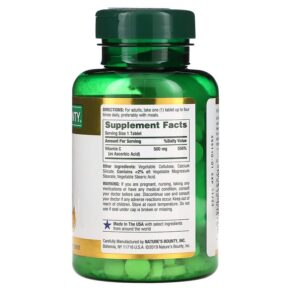 Thực phẩm bổ sung Nature's Bounty Vitamin C 500 mg 250 Tablets 074312014741