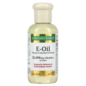 Thực phẩm chức năng Nature's Bounty Vitamin E-Oil 13.500 mg (30.000 IU) 2.5 fl oz (75 ml) 074312008108