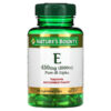 Thực phẩm chức năng Nature's Bounty Vitamin E Pure Dl-Alpha 450 mg (1.000 IU) 60 Rapid Release Softgels 074312017995