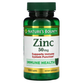 Thực phẩm chức năng Nature's Bounty Zinc 50 mg 100 Caplets 074312020605