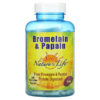 Nature's Life Bromelain & Papain 250 Vegetarian Capsules 4 Thực phẩm chức năng Nature's Life Bromelain & Papain 250 Vegetarian Capsules 040647003569