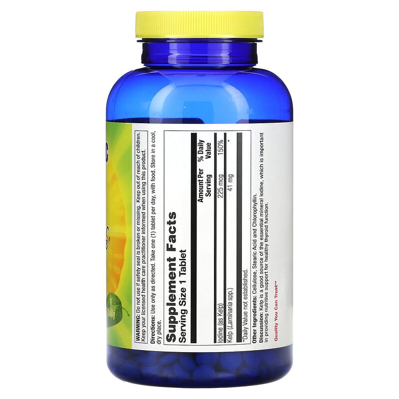 Nature's Life Icelandic Kelp 1.000 Tablets 2 Thực phẩm bổ sung Nature's Life Icelandic Kelp 1.000 Tablets 040647002326