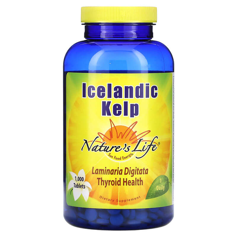 Nature's Life Icelandic Kelp 1.000 Tablets 8 Thực phẩm chức năng Nature's Life Icelandic Kelp 1.000 Tablets 040647002326