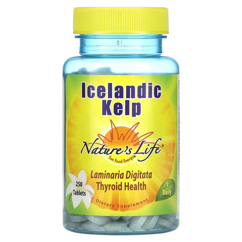Nature's Life Icelandic Kelp 250 Tablets 8 Thực phẩm chức năng Nature's Life Icelandic Kelp 250 Tablets 040647002302