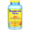Thực phẩm chức năng Nature's Life Magnesium 500 mg 250 Vegetarian Capsules 040647004382