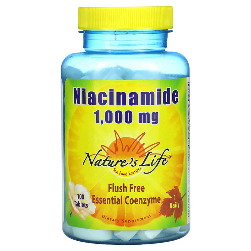 Nature's Life Niacinamide 1.000 mg 100 Tablets 8 Thực phẩm chức năng Nature's Life Niacinamide 1.000 mg 100 Tablets 040647002654