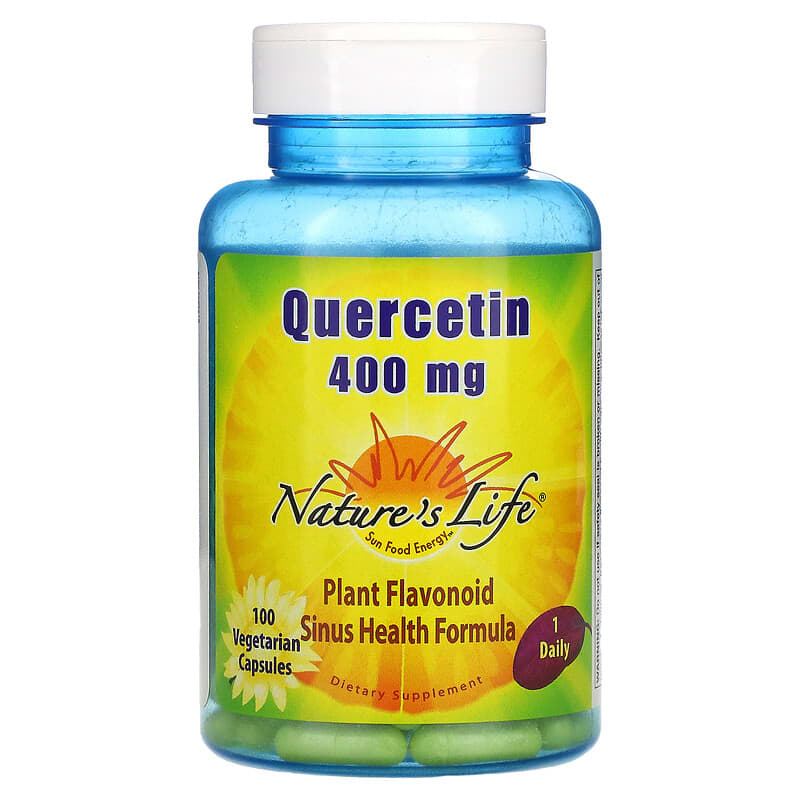 Nature's Life Quercetin 400 mg 100 Vegetarian Capsules 8 Thực phẩm chức năng Nature's Life Quercetin 400 mg 100 Vegetarian Capsules 040647006706