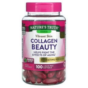 Thực phẩm chức năng Nature's Truth Collagen Beauty 100 Liquid Max Softgels 840093115744