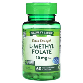 Thực phẩm chức năng Nature's Truth Extra Strength L-Methyl Folate 7.5 mg 60 Quick Release Capsules 840093116666