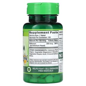 Thực phẩm bổ sung Nature's Truth High Potency Selenium 200 mcg 100 Tablets 840093101969