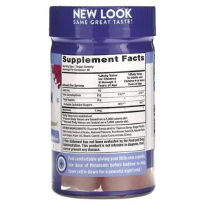 Thực phẩm bổ sung Nature's Truth Just 4 Kids Sleep Melatonin Natural Cherrylicious 1 mg 40 Vegan Gummies 840093116550