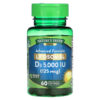 Thực phẩm chức năng Nature's Truth Liposomal D3 Advanced Formula 125 mcg (5.000 IU) 60 Quick Release Softgels 840093120854