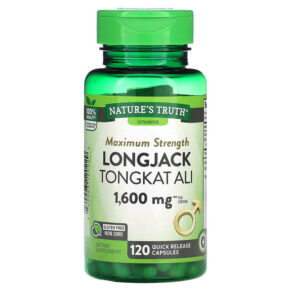 Thực phẩm chức năng Nature's Truth Longjack Tongkat Ali 800 mg 120 Quick Release Capsules 840093120229