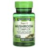 Thực phẩm chức năng Nature's Truth Super 6 Mushroom Complex 60 Quick Release Capsules 840093112248