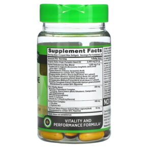 Thực phẩm bổ sung Nature's Truth Testosterone Power 60 Liquid Max Softgels 840093115461