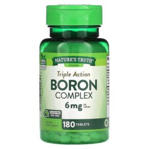 Thực phẩm chức năng Nature's Truth Triple Action Boron Complex 3 mg 180 Tablets 840093120236