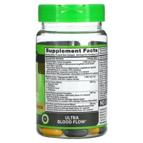 Thực phẩm bổ sung Nature's Truth Ultra Libido 60 Liquid Max Softgels 840093115751