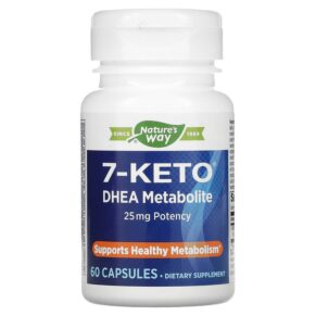 Thực phẩm chức năng Nature's Way 7-KETO DHEA Metabolite 25 mg 60 Capsules 763948051861