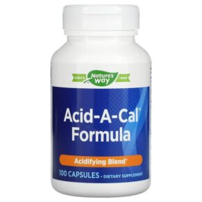 Thực phẩm chức năng Nature's Way Acid-A-Cal Formula 100 Capsules 763948011513