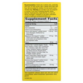 Thực phẩm bổ sung Nature's Way Alive! Calcium Max Absorption 325 mg 60 Tablets 033674158388