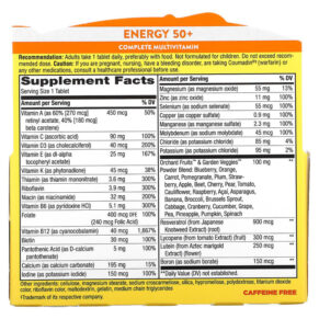 Thực phẩm bổ sung Nature's Way Alive! Energy 50+ Complete Multivitamin 60 Tablets 033674601938