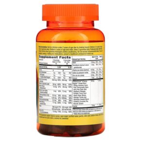 Thực phẩm bổ sung Nature's Way Alive! Kids Premium Multivitamin Cherry Orange & Grape 90 Gummies 033674157893
