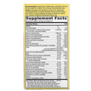 Thực phẩm bổ sung Nature's Way Alive! Max3 Daily Multi-Vitamin 60 Tablets 033674149263