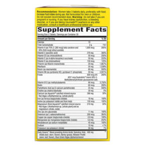 Thực phẩm bổ sung Nature's Way Alive! Max3 Potency Women's Multivitamin 90 Tablets 033674155431