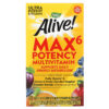 Thực phẩm chức năng Nature's Way Alive! Max6 Potency Multivitamin No Added Iron 90 Capsules 033674150924
