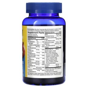 Thực phẩm bổ sung Nature's Way Alive! Men's Premium Gummies Multivitamin Orange Grape & Cherry 75 Gummies 033674158951