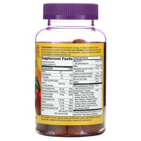 Thực phẩm bổ sung Nature's Way Alive! Prenatal with Plant DHA Orange & Raspberry Lemonade 90 Gummies 033674104880