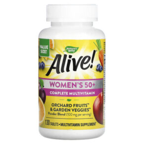 Thực phẩm chức năng Nature's Way Alive! Women's 50+ Complete Multivitamin 130 Tablets 033674142103