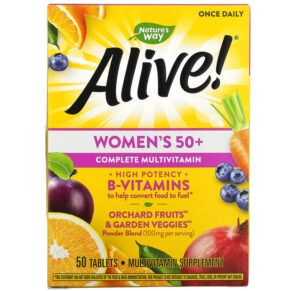 Thực phẩm chức năng Nature's Way Alive! Women's 50+ Complete Multivitamin 50 Tablets 033674136621
