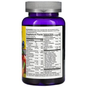 Thực phẩm bổ sung Nature's Way Alive! Women's 50+ Gummy Complete Multivitamin Mixed Berry 60 Gummies 033674159040