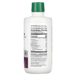 Thực phẩm bổ sung Nature's Way Aloe Vera Inner Leaf Gel & Juice with Aloe Polymax 33.8 fl oz (1 Liter) 033674142813